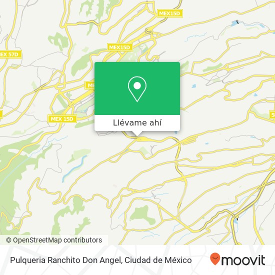 Mapa de Pulqueria Ranchito Don Angel