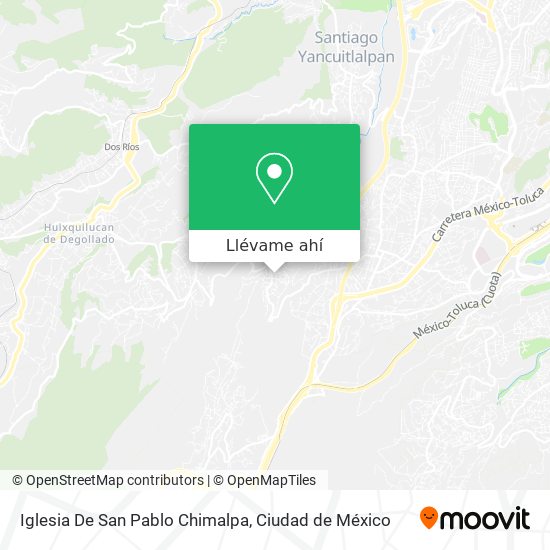 Mapa de Iglesia De San Pablo Chimalpa