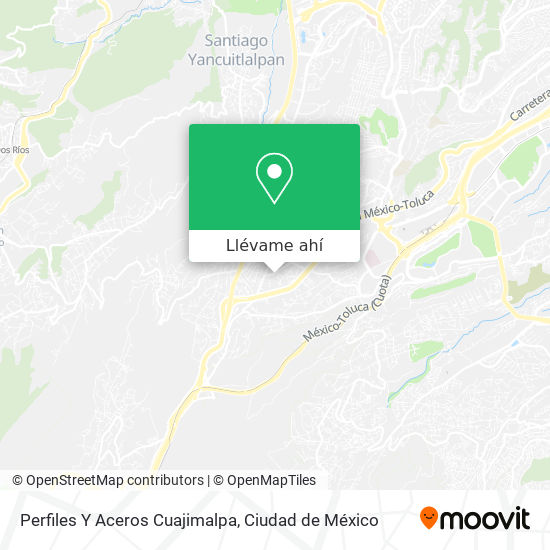 Mapa de Perfiles Y Aceros Cuajimalpa