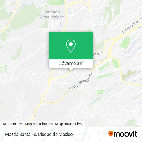 Mapa de Mazda Santa Fe