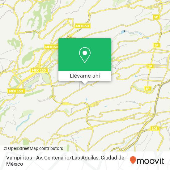 Mapa de Vampiritos - Av. Centenario / Las Águilas