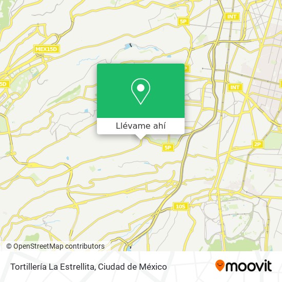 Mapa de Tortillería La Estrellita