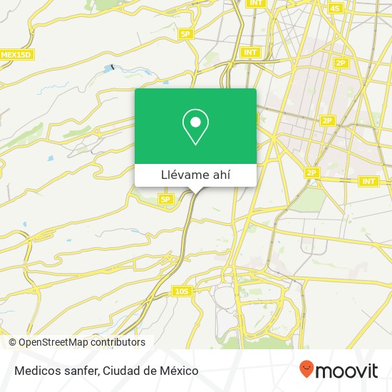 Mapa de Medicos sanfer