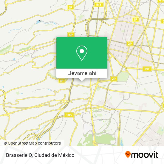 Mapa de Brasserie Q