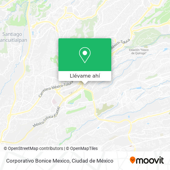 Mapa de Corporativo Bonice Mexico