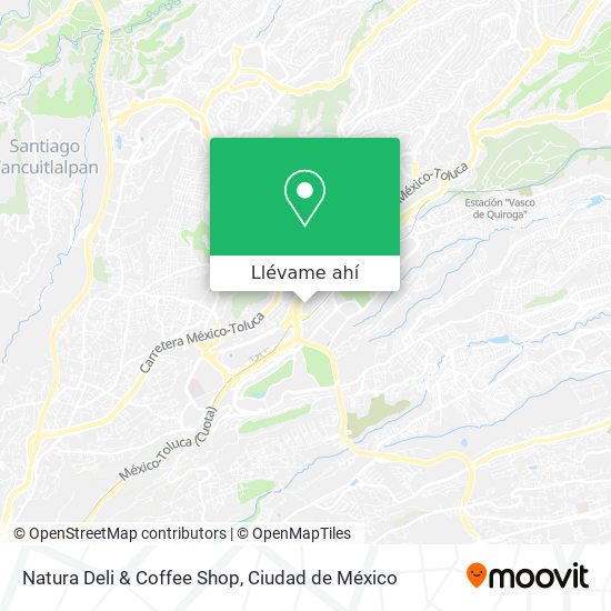 Mapa de Natura Deli & Coffee Shop