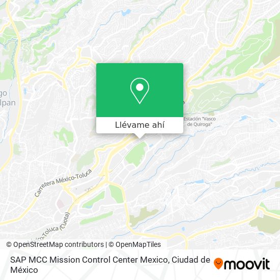 Mapa de SAP MCC Mission Control Center Mexico