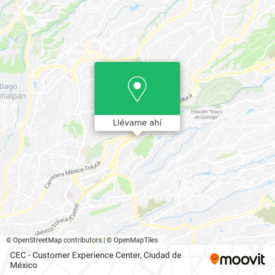 Mapa de CEC - Customer Experience Center