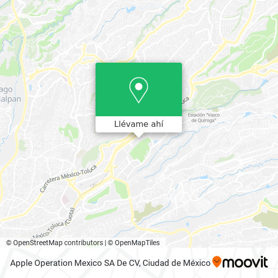 Mapa de Apple Operation Mexico SA De CV