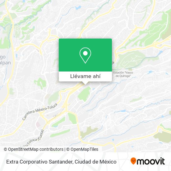 Mapa de Extra Corporativo Santander