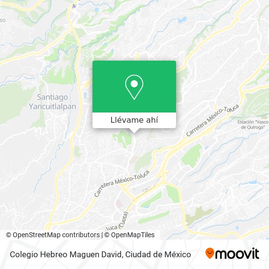 Mapa de Colegio Hebreo Maguen David