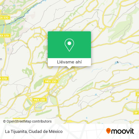 Mapa de La Tijuanita