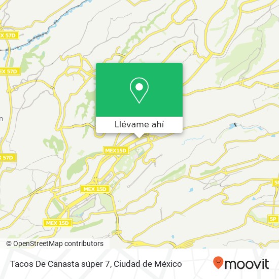 Mapa de Tacos De Canasta súper 7