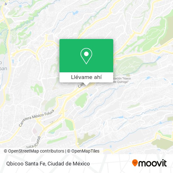 Mapa de Qbicoo Santa Fe