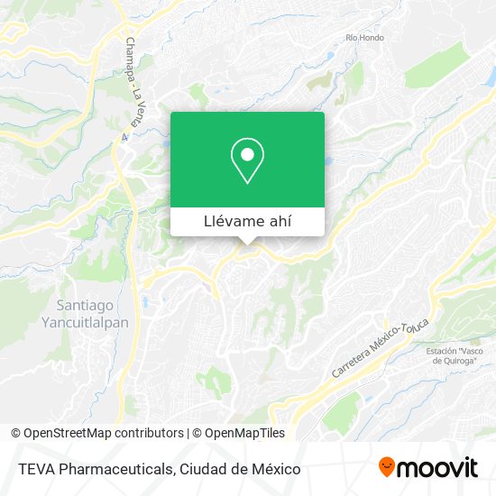 Mapa de TEVA Pharmaceuticals