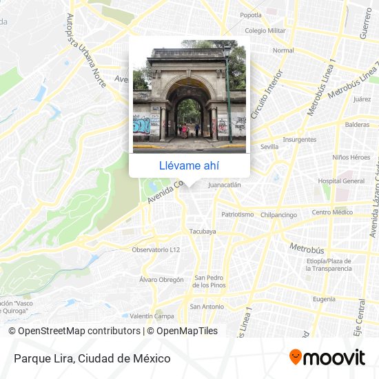 Cómo llegar a Parque Lira en Naucalpan De Juárez en Autobús o Metro?