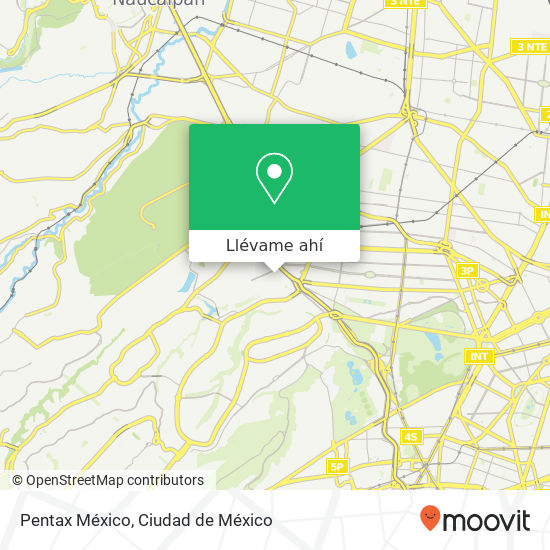 Mapa de Pentax México