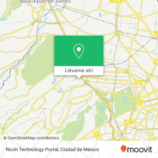 Mapa de Ricoh Technology Portal