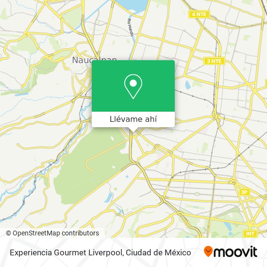 Mapa de Experiencia Gourmet Liverpool