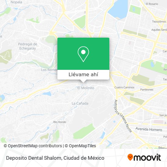 Mapa de Deposito Dental Shalom