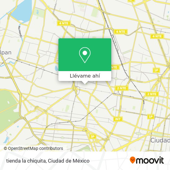 Mapa de tienda la chiquita