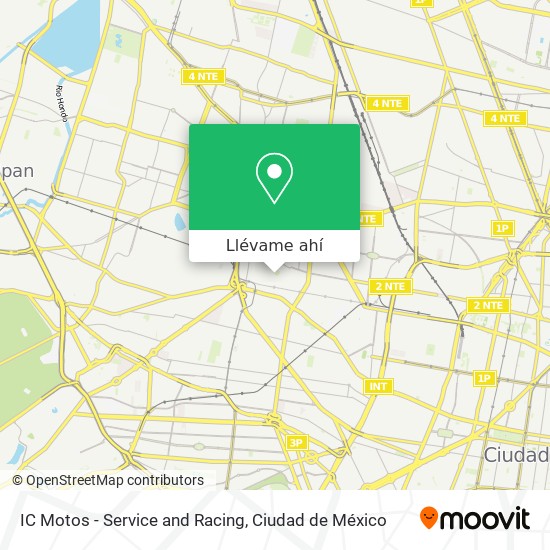 Mapa de IC Motos - Service and Racing