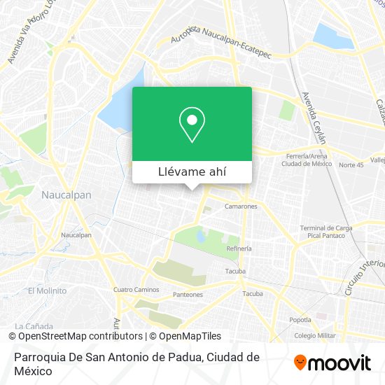 Cómo llegar a Parroquia De San Antonio de Padua en Tultitlán en Autobús o  Metro?