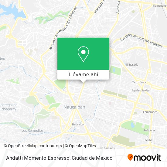 Mapa de Andatti Momento Espresso