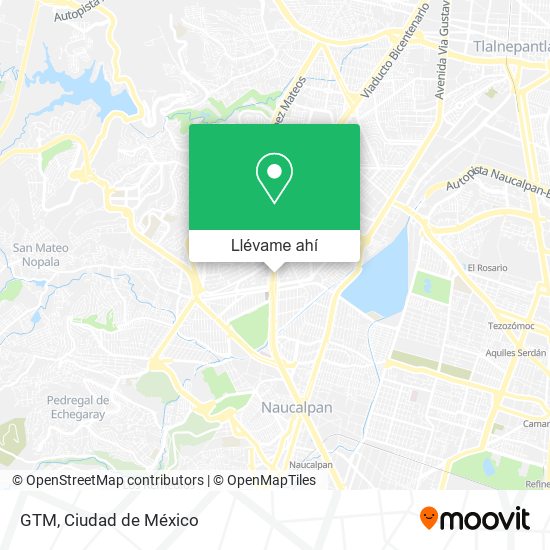 Mapa de GTM