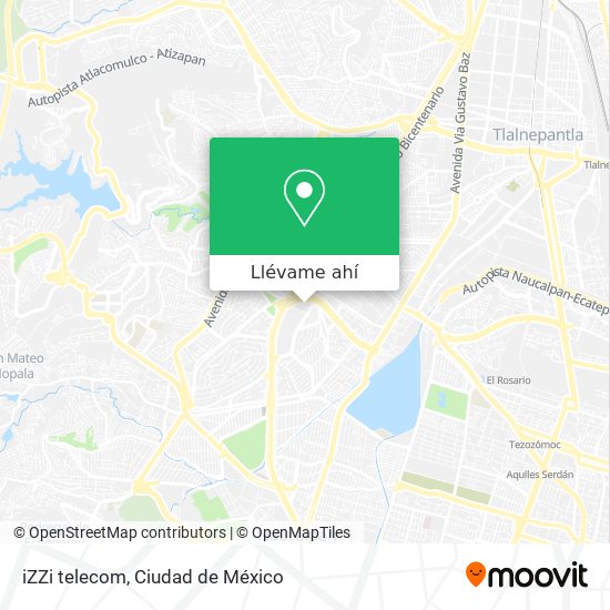 Mapa de iZZi telecom