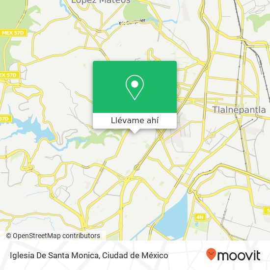 Mapa de Iglesia De Santa Monica