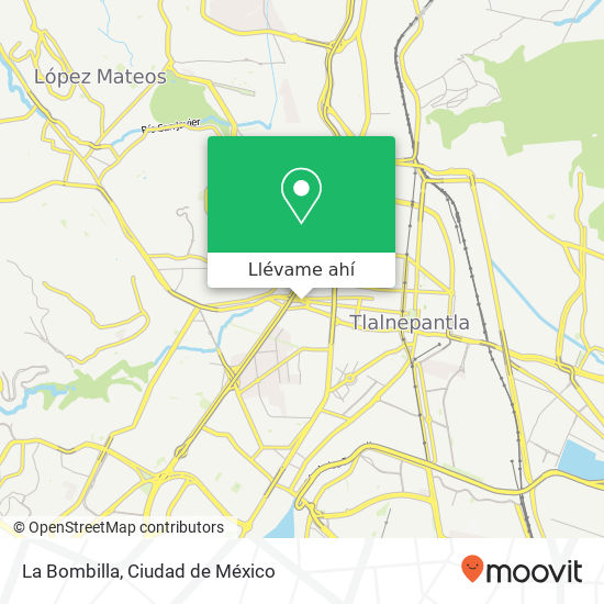 Mapa de La Bombilla