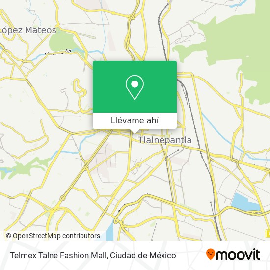 Mapa de Telmex Talne Fashion Mall