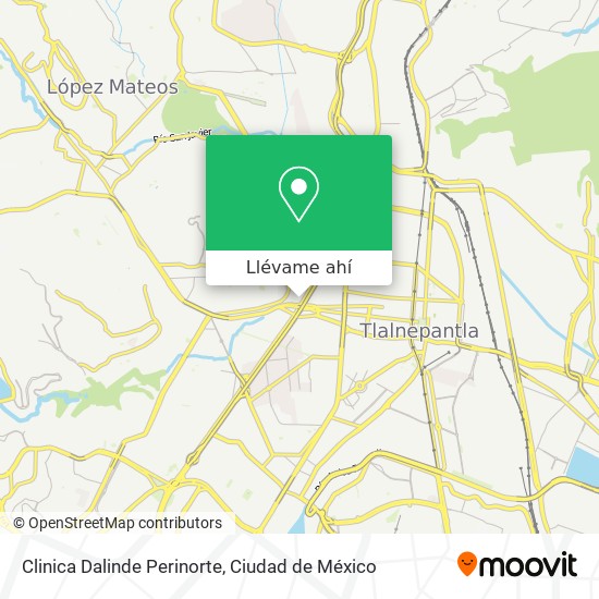 Mapa de Clinica Dalinde Perinorte