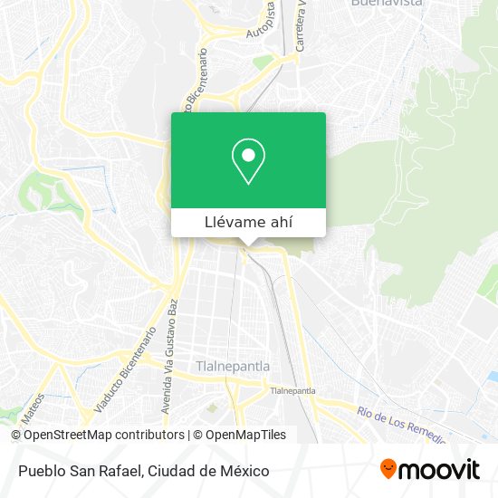 Mapa de Pueblo San Rafael
