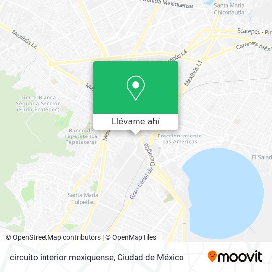 Cómo llegar a circuito interior mexiquense en Coacalco De Berriozábal en  Autobús?