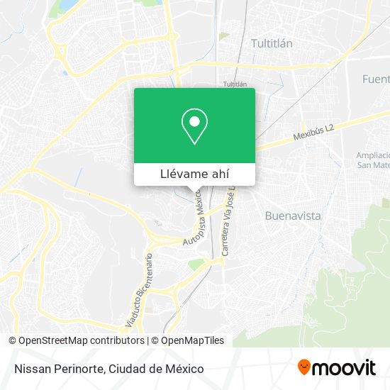 Mapa de Nissan Perinorte