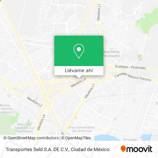 Cómo llegar a Transportes Seld . DE . en Tultitlán en Autobús?