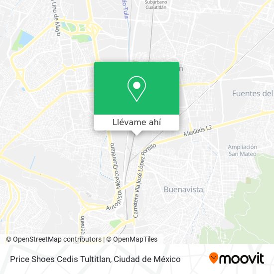 Cómo llegar a Price Shoes Cedis Tultitlan en Cuautitlán Izcalli en Autobús  o Tren?