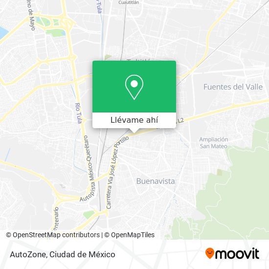 Cómo llegar a AutoZone en Cuautitlán Izcalli en Autobús o Tren?