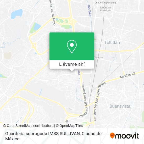 Mapa de Guardería subrogada IMSS SULLIVAN