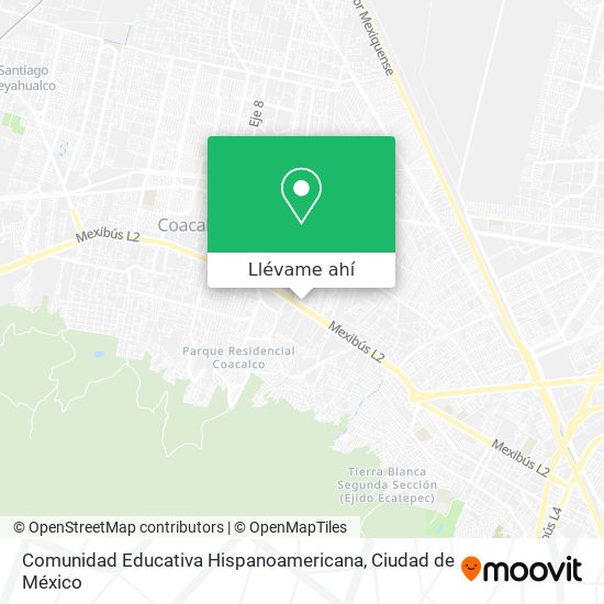Mapa de Comunidad Educativa Hispanoamericana