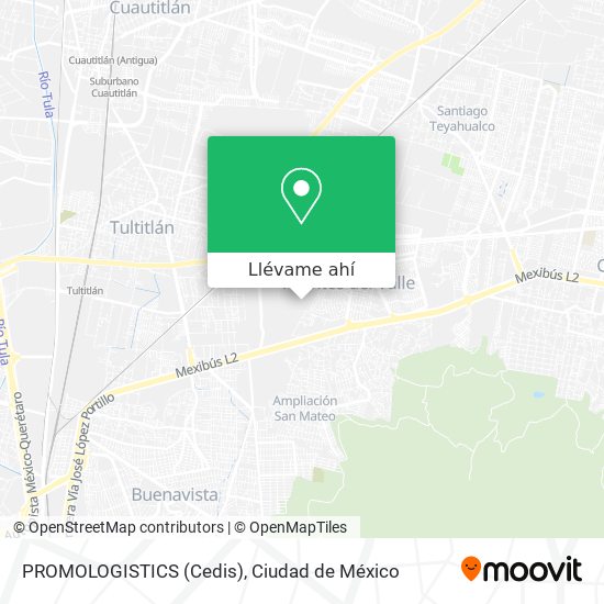 Mapa de PROMOLOGISTICS (Cedis)