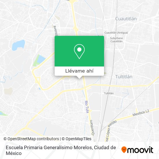 Mapa de Escuela Primaria Generalísimo Morelos