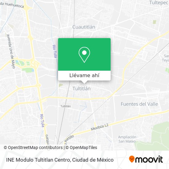 Mapa de INE Modulo Tultitlan Centro