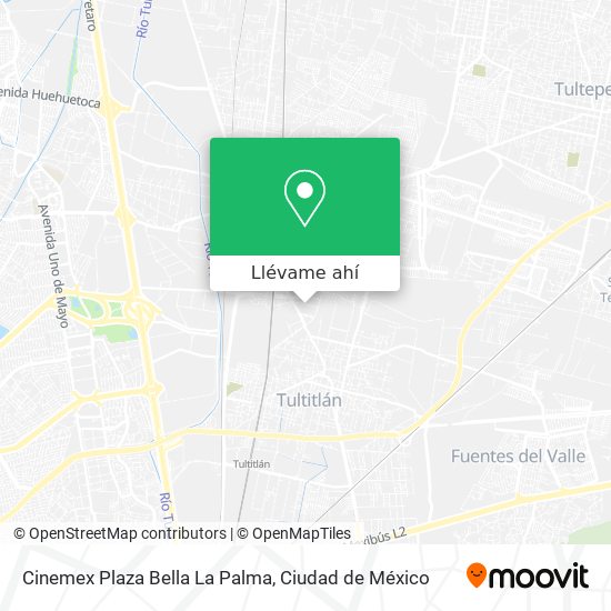 Mapa de Cinemex Plaza Bella La Palma