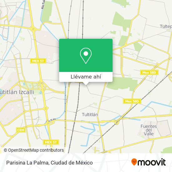 Mapa de Parisina La Palma