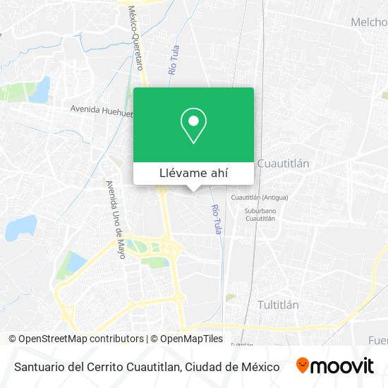 Cómo llegar a Santuario del Cerrito Cuautitlan en Tepotzotlán en Autobús o  Tren?