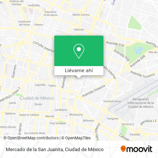 Mapa de Mercado de la San Juanita
