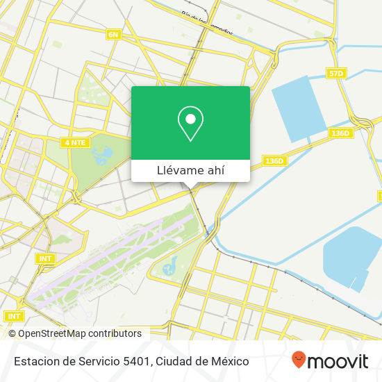 Mapa de Estacion de Servicio 5401